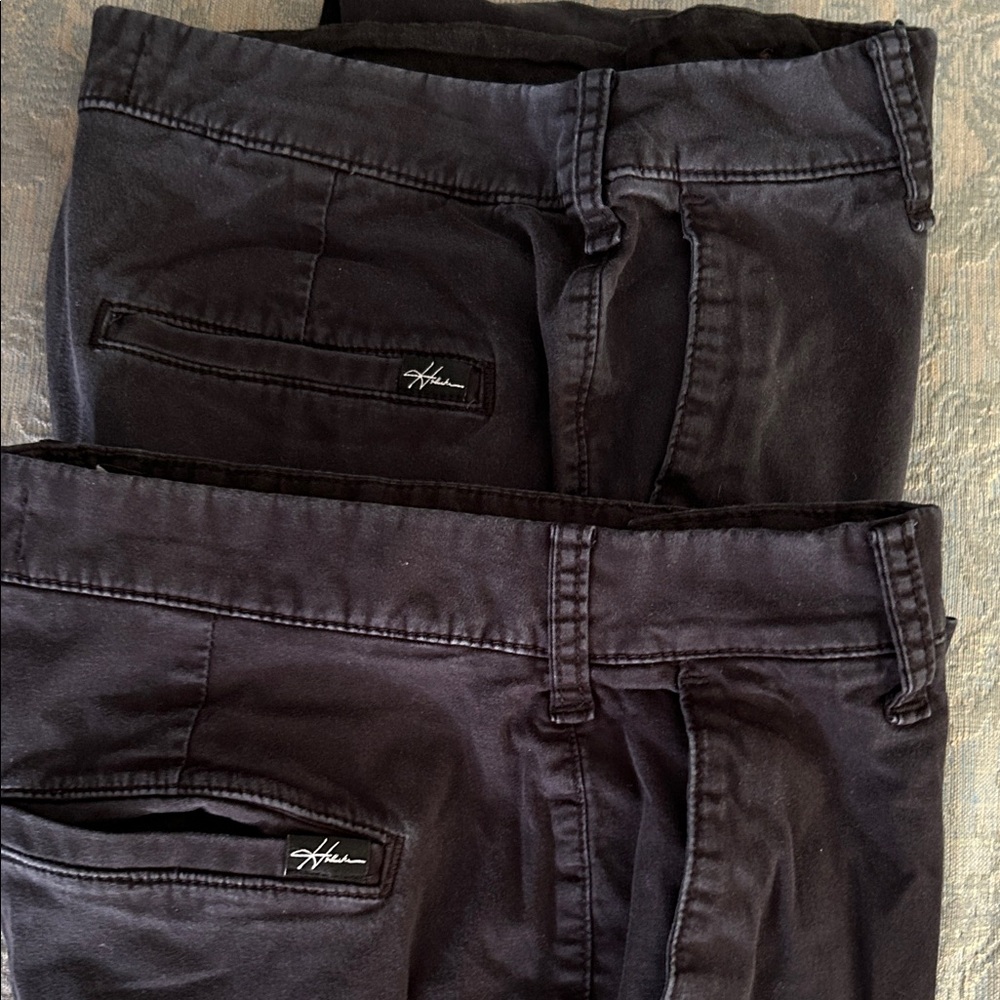 Bundle of 2 - Hollister Men's black skinny Chinos 28x30